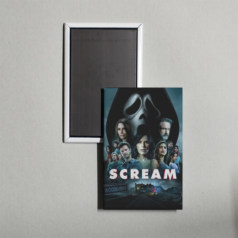 Scream Mini Movie Fridge Magnet