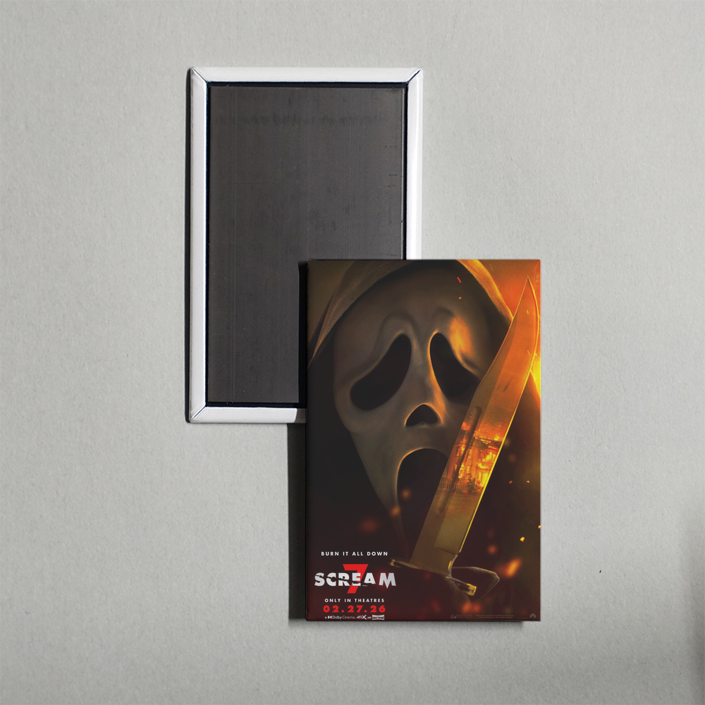 Scream 7 Mini Movie Fridge Magnet