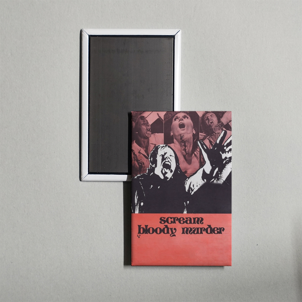 Scream Bloody Murder Mini Movie Fridge Magnet