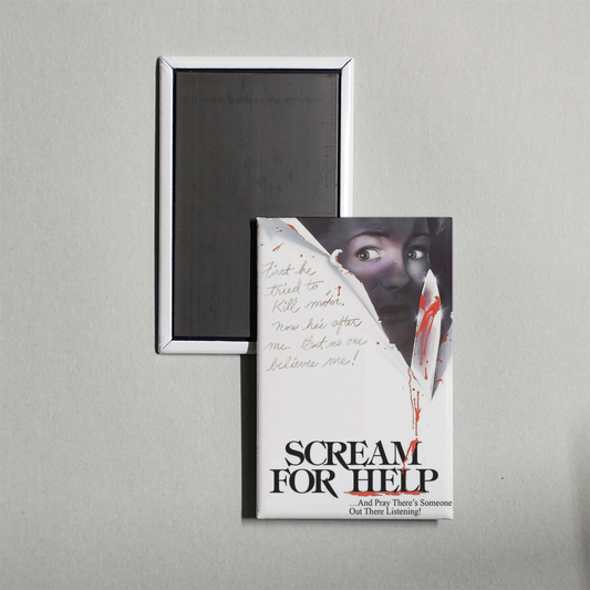 Scream for Help Mini Movie Fridge Magnet