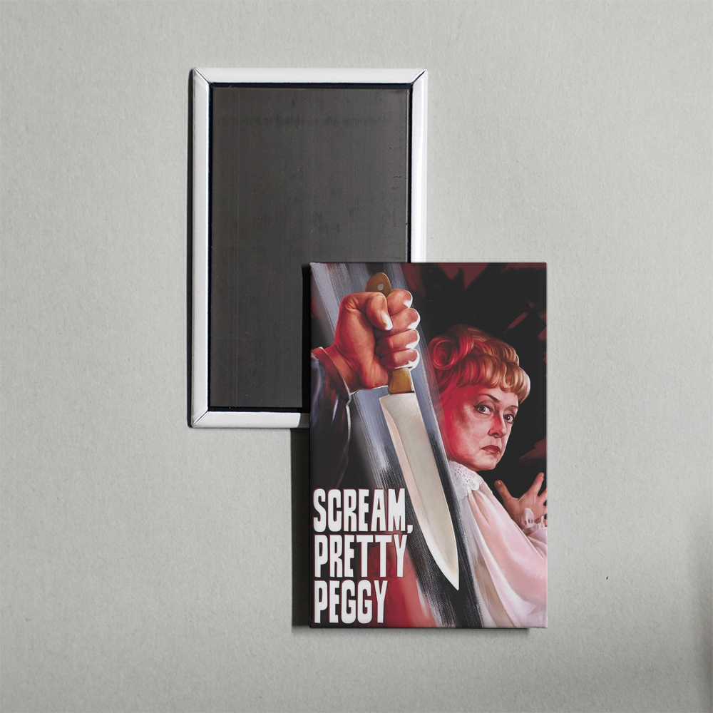 Scream, Pretty Peggy Mini Movie Fridge Magnet