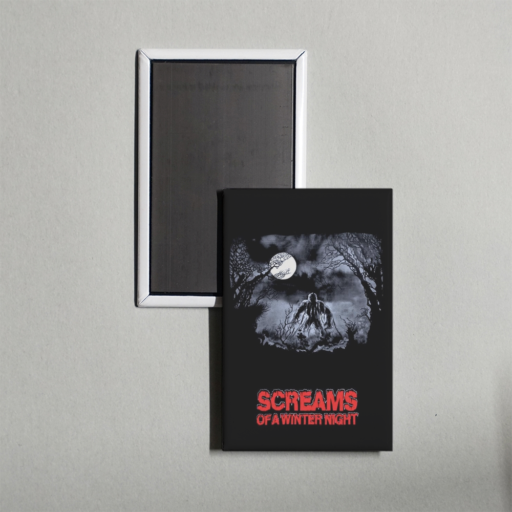 Screams of a Winter Night Mini Movie Fridge Magnet