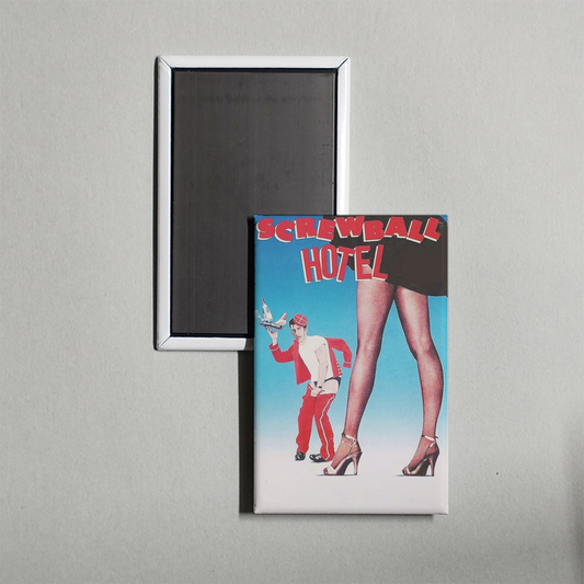Screwball Hotel Mini Movie Fridge Magnet