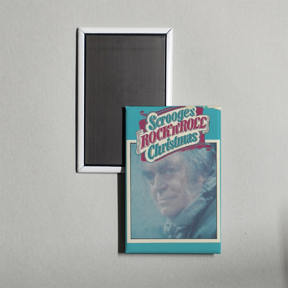 Scrooge's Rock 'N' Roll Christmas Mini Movie Fridge Magnet