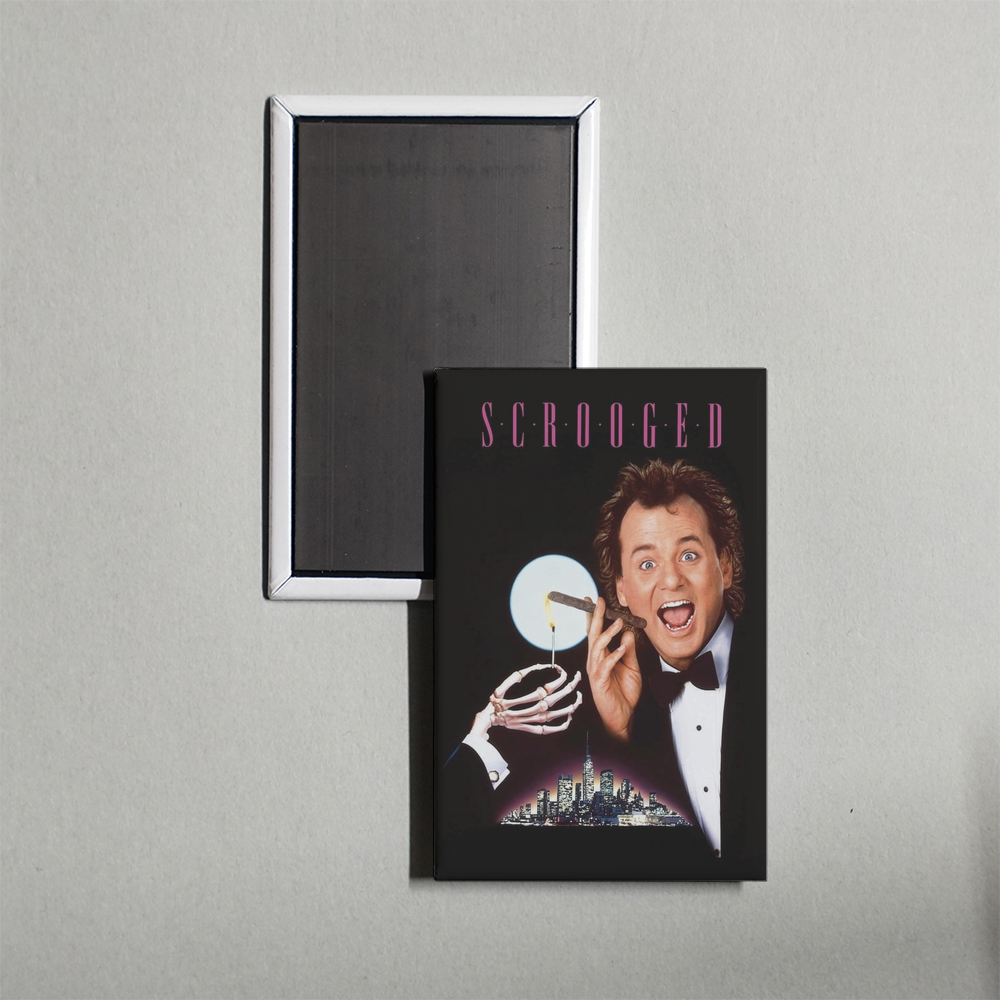 Scrooged Mini Movie Fridge Magnet