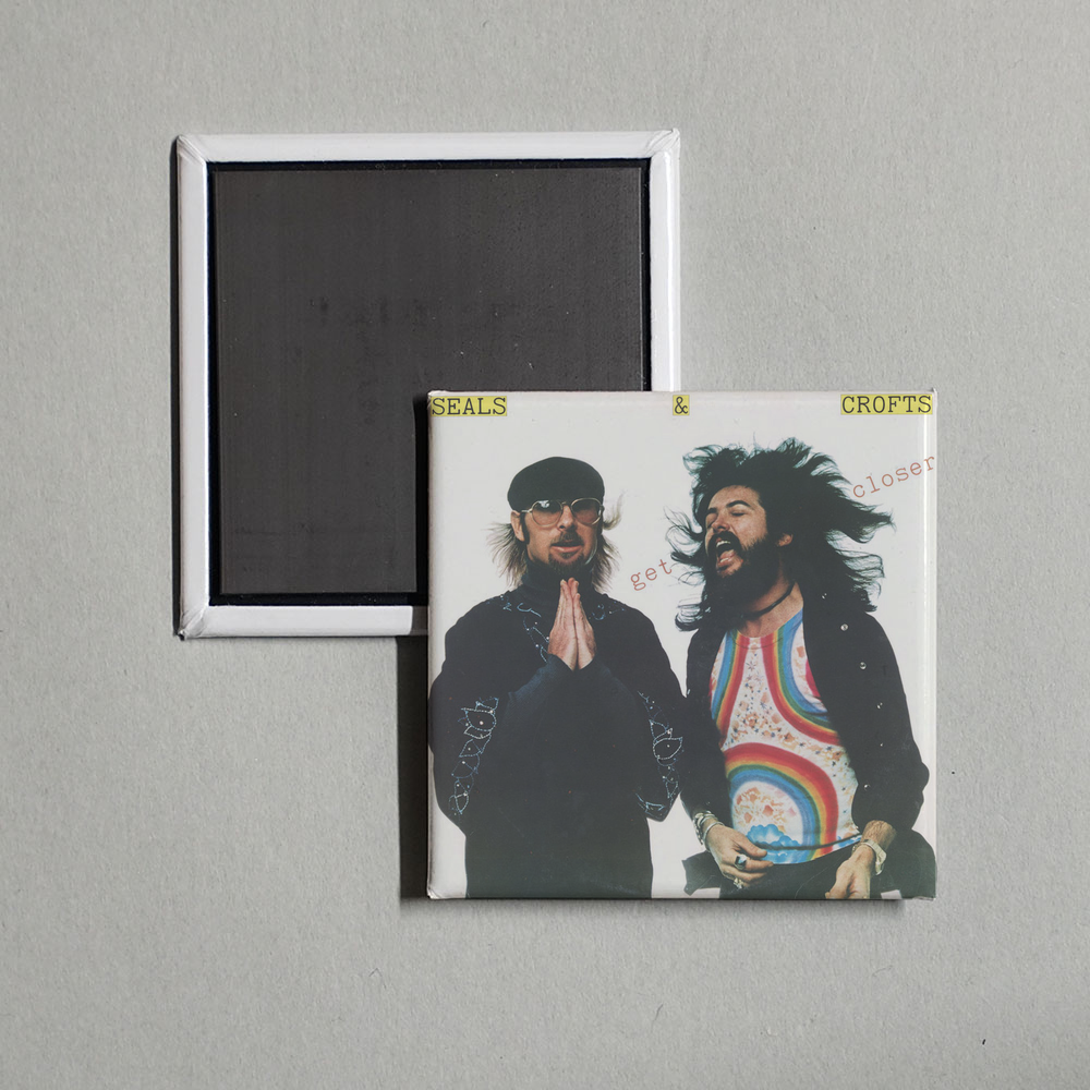 Seals and Crofts - Get Closer Album Cover Fridge Magnet
