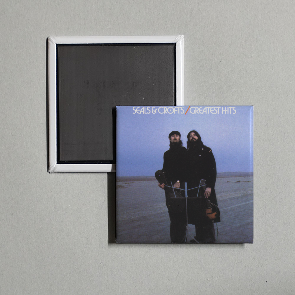 Seals and Crofts - Seals & Crofts' Greatest Hits Album Cover Fridge Magnet