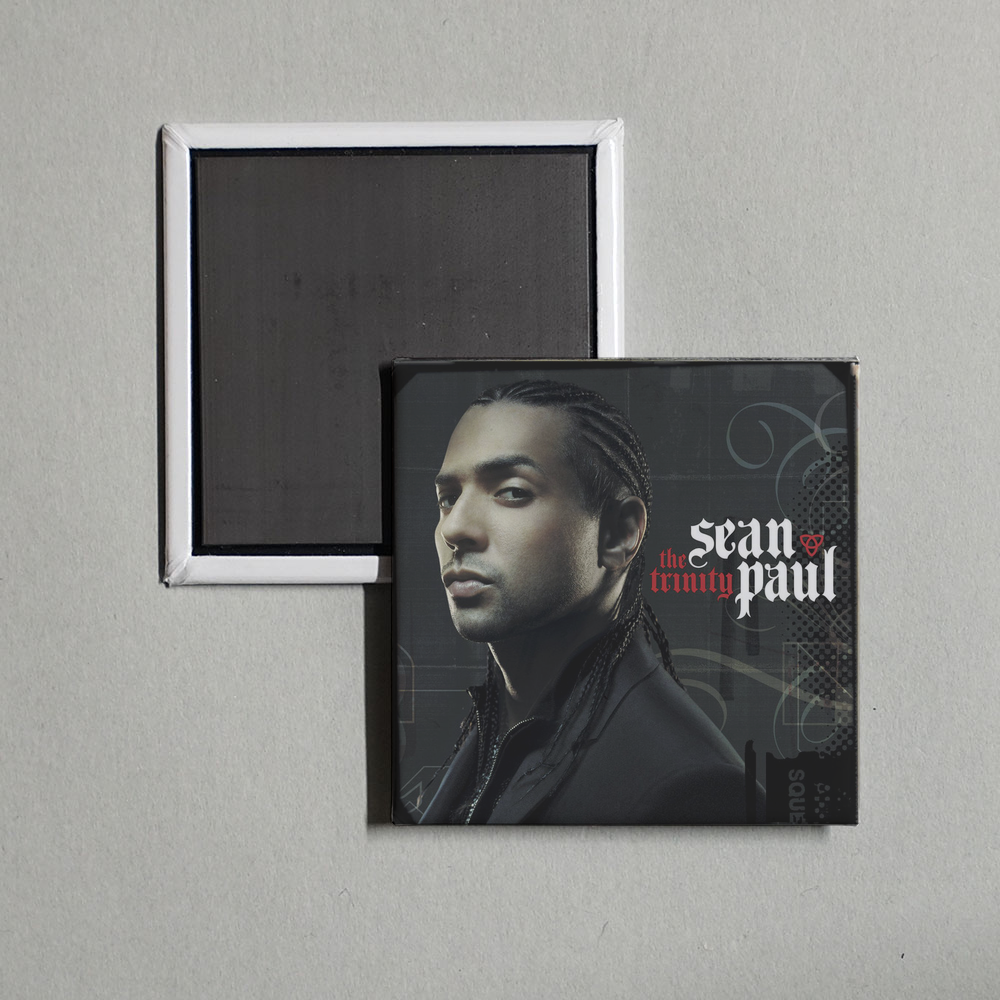 Sean Paul - The Trinity Album Cover Fridge Magnet