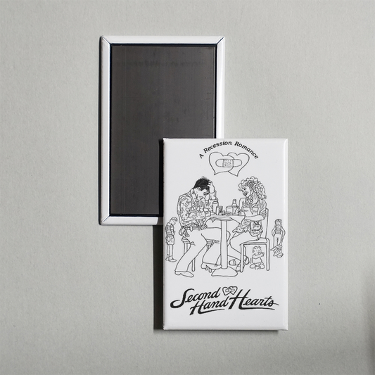 Second-Hand Hearts Mini Movie Fridge Magnet
