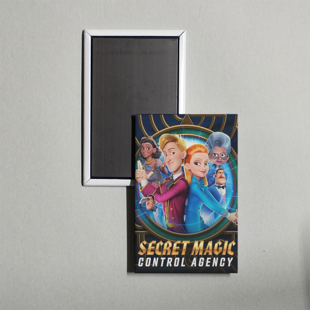 Secret Magic Control Agency Mini Movie Fridge Magnet