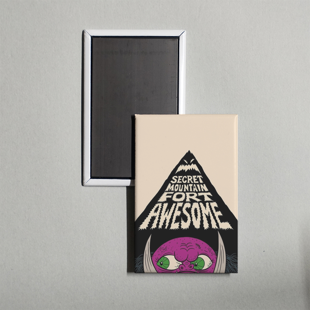 Secret Mountain Fort Awesome TV Show Fridge Magnet