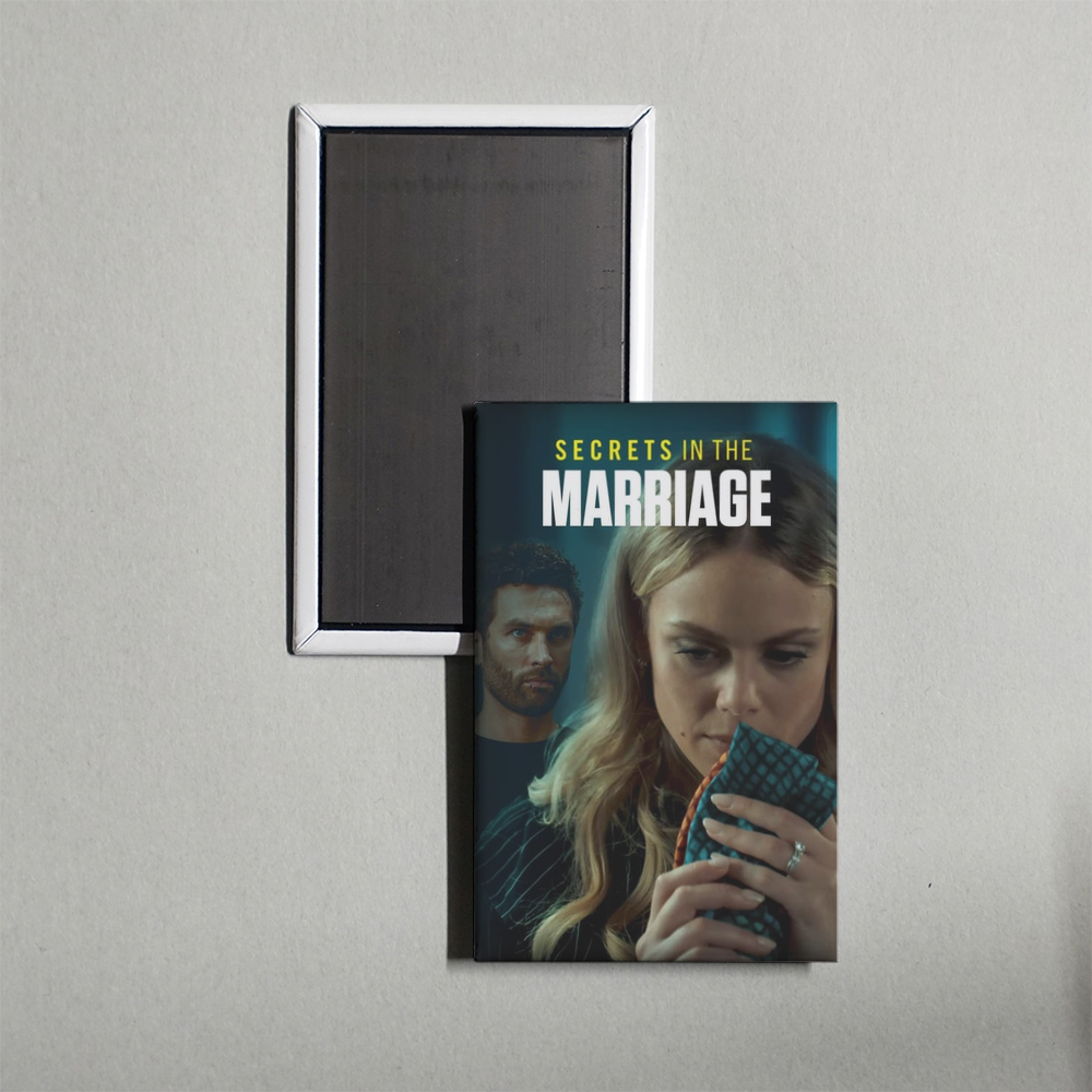Secrets in the Marriage Mini Movie Fridge Magnet