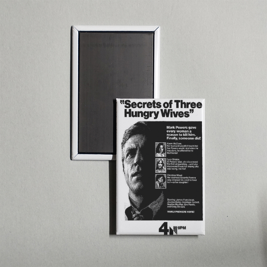 Secrets of Three Hungry Wives Mini Movie Fridge Magnet