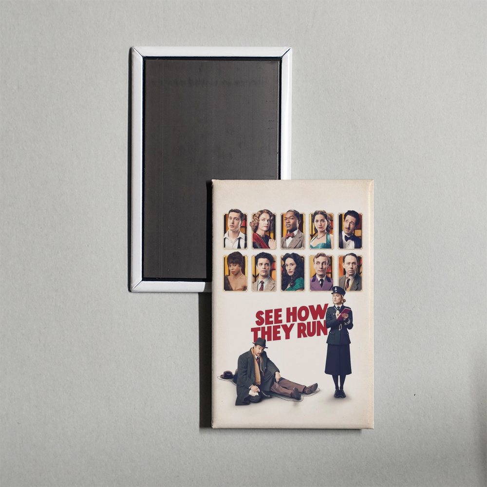 See How They Run Mini Movie Fridge Magnet