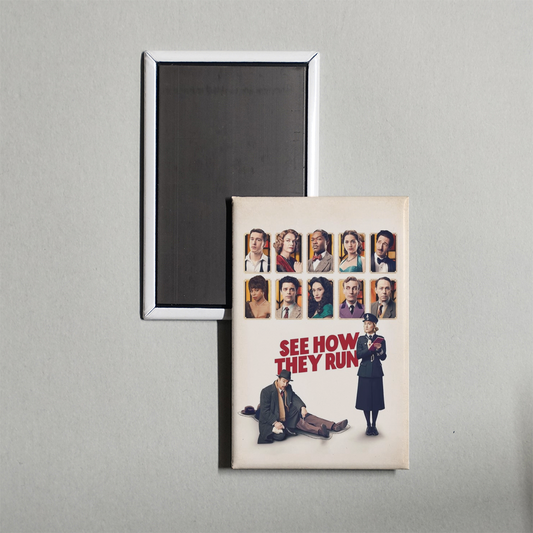 See How They Run Mini Movie Fridge Magnet
