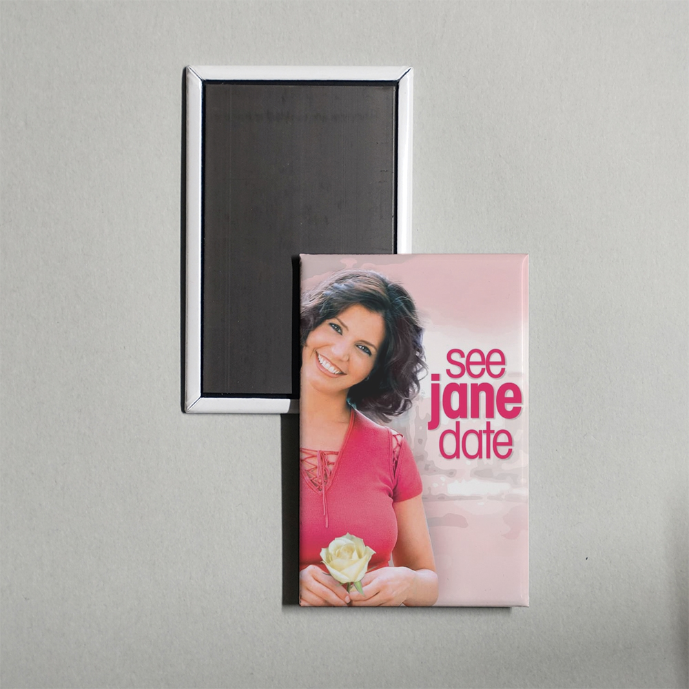 See Jane Date Mini Movie Fridge Magnet