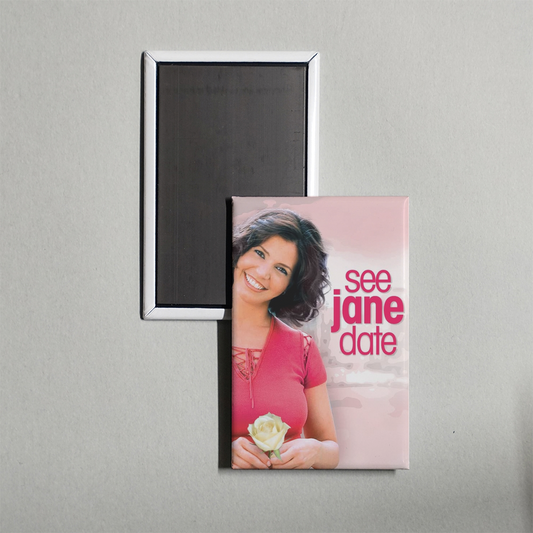 See Jane Date Mini Movie Fridge Magnet