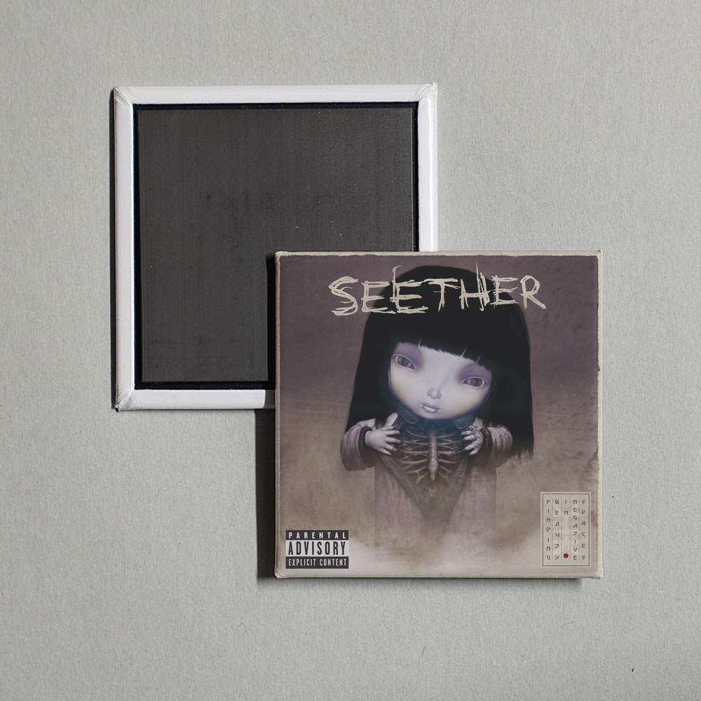 Seether - Finding Beauty In Negative Spaces (Bonus Track Version) Album Cover Fridge Magnet