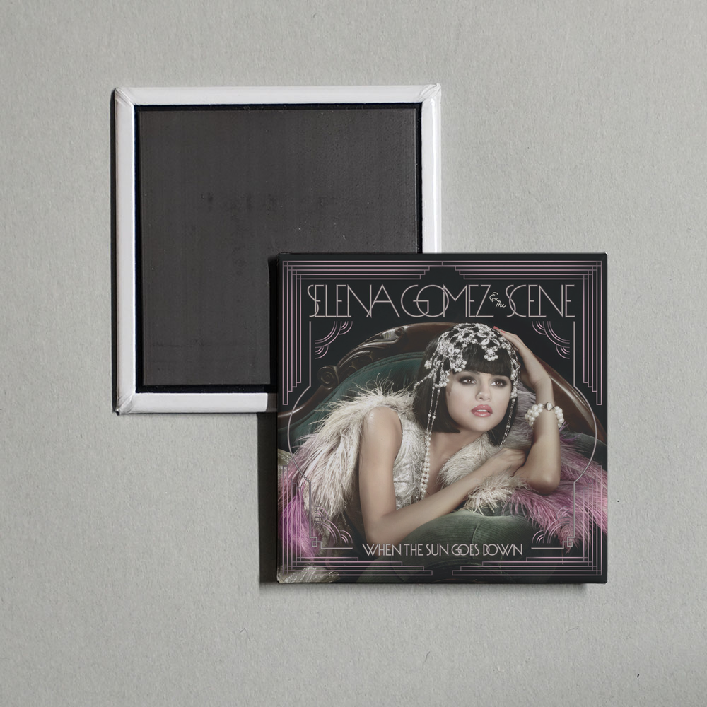 Selena Gomez & The Scene - When The Sun Goes Down Album Cover Fridge Magnet
