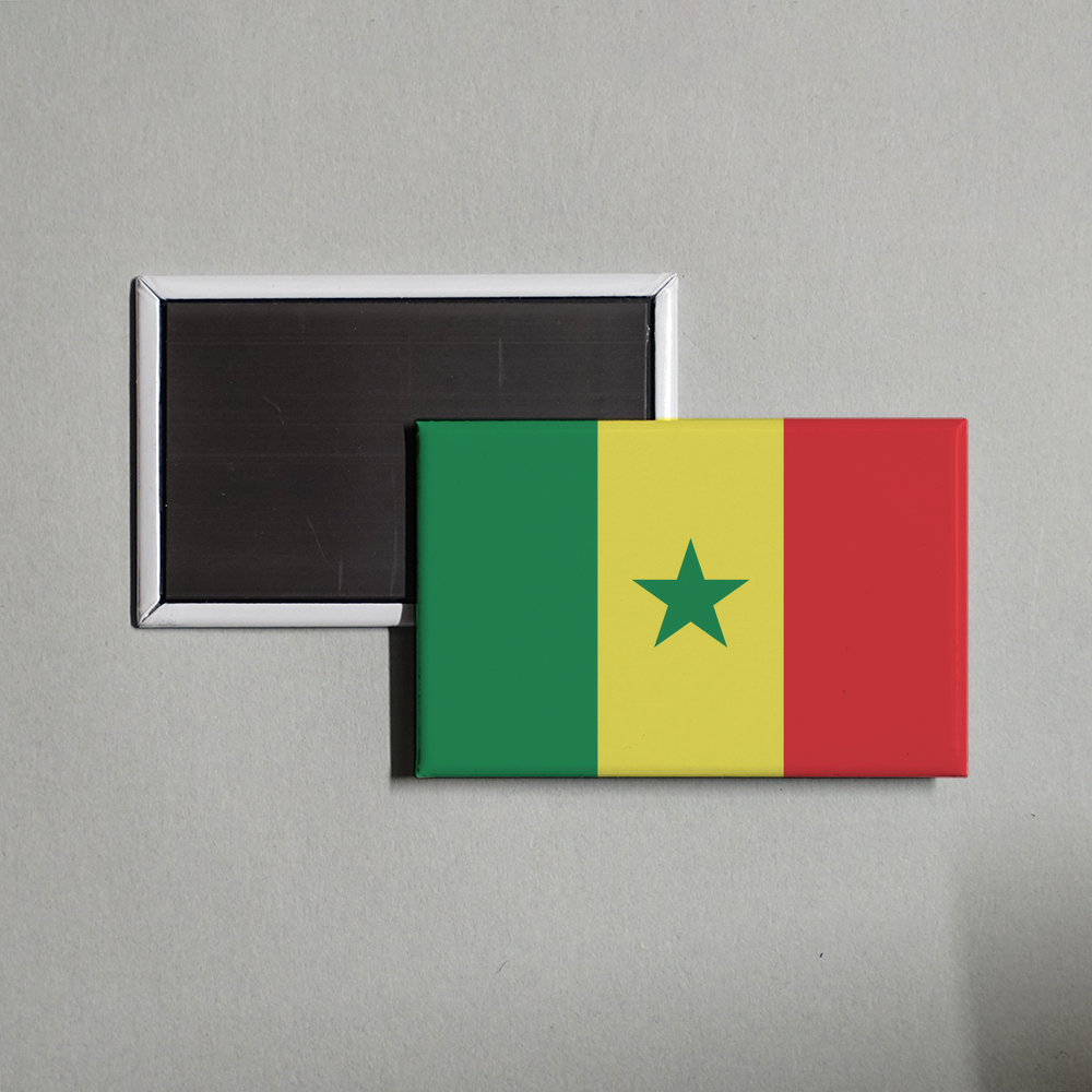 Senegal Flag Fridge Magnet