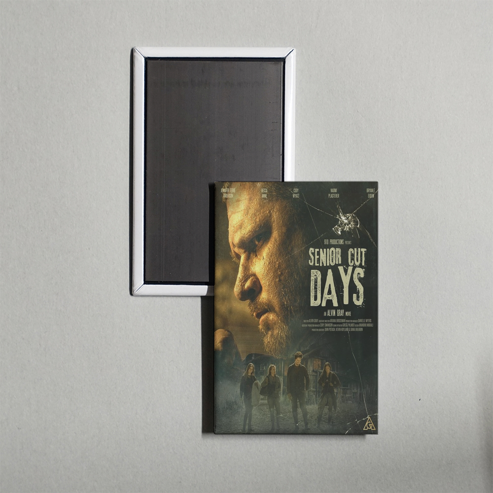 Senior Cut Days Mini Movie Fridge Magnet