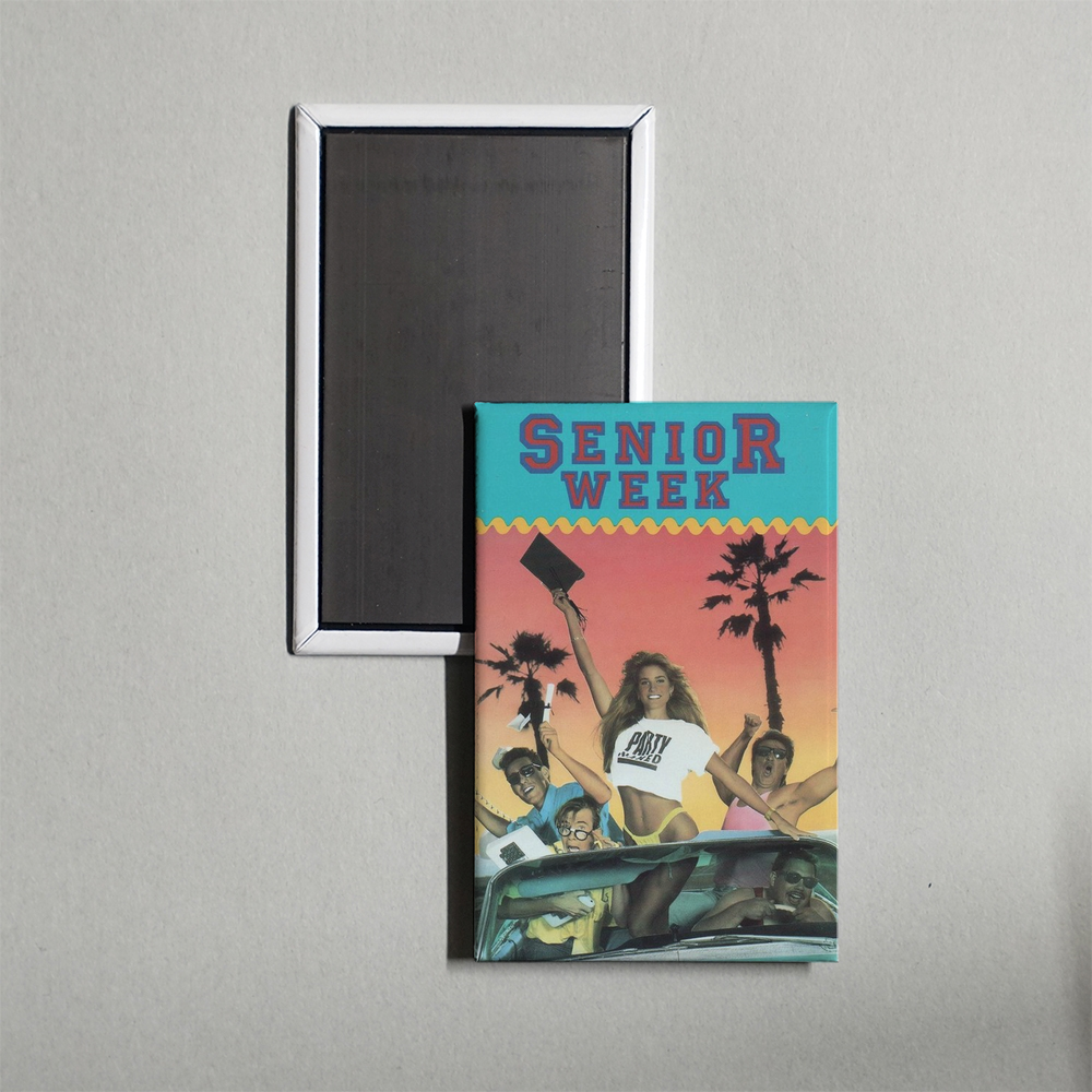 Senior Week Mini Movie Fridge Magnet