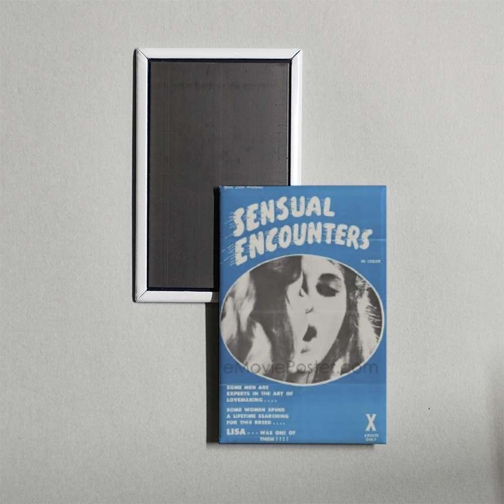 Sensual Encounters Mini Movie Fridge Magnet