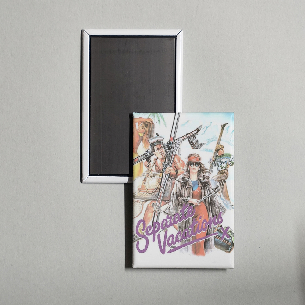 Separate Vacations Mini Movie Fridge Magnet