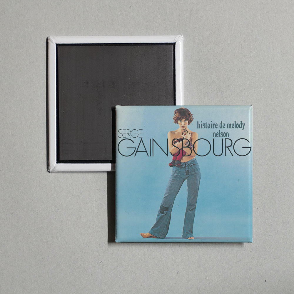 Serge Gainsbourg - Histoire de Melody Nelson Album Cover Fridge Magnet