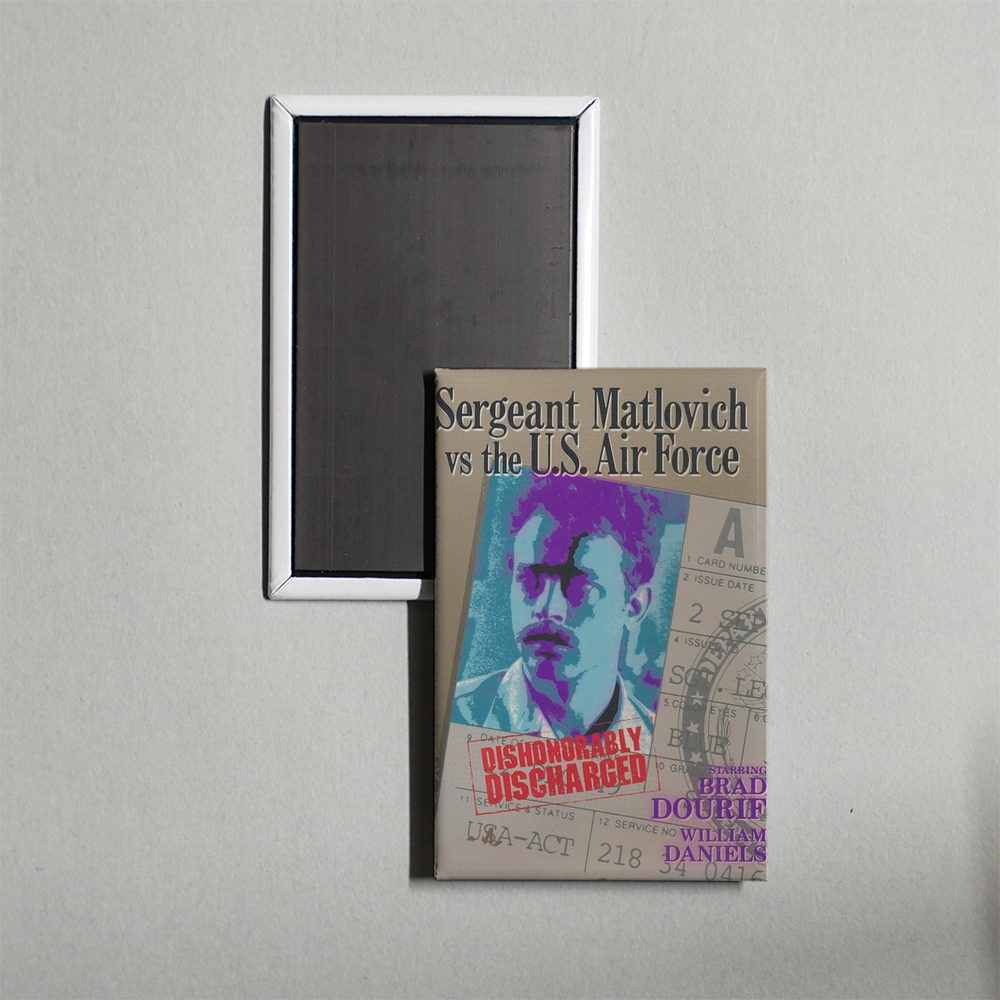 Sergeant Matlovich vs. the U.S. Air Force Mini Movie Fridge Magnet