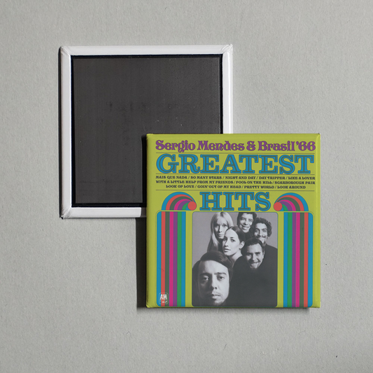 Sergio Mendes & Brasil '66 - Greatest Hits Album Cover Fridge Magnet