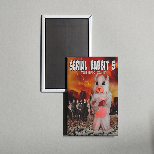 Serial Rabbit V The Epic Hunt Mini Movie Fridge Magnet