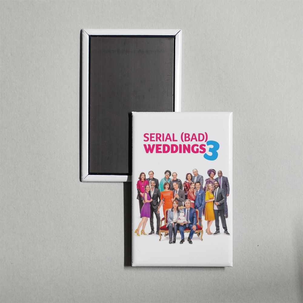 Serial (Bad) Weddings 3 Mini Movie Fridge Magnet