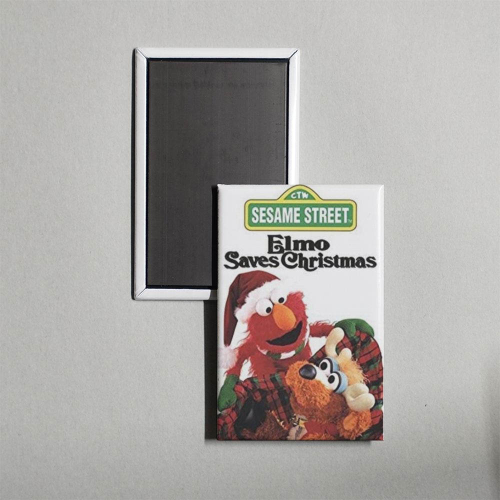 Sesame Street Elmo Saves Christmas Mini Movie Fridge Magnet
