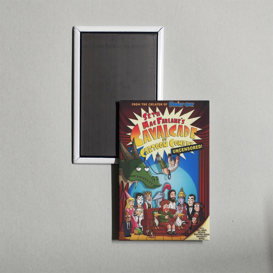 Seth MacFarlane's Cavalcade of Cartoon Comedy TV Show Fridge Magnet