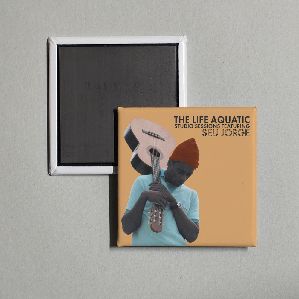 Seu Jorge - The Life Aquatic Exclusive Studio Sessions Featuring Seu Jorge Album Cover Fridge Magnet