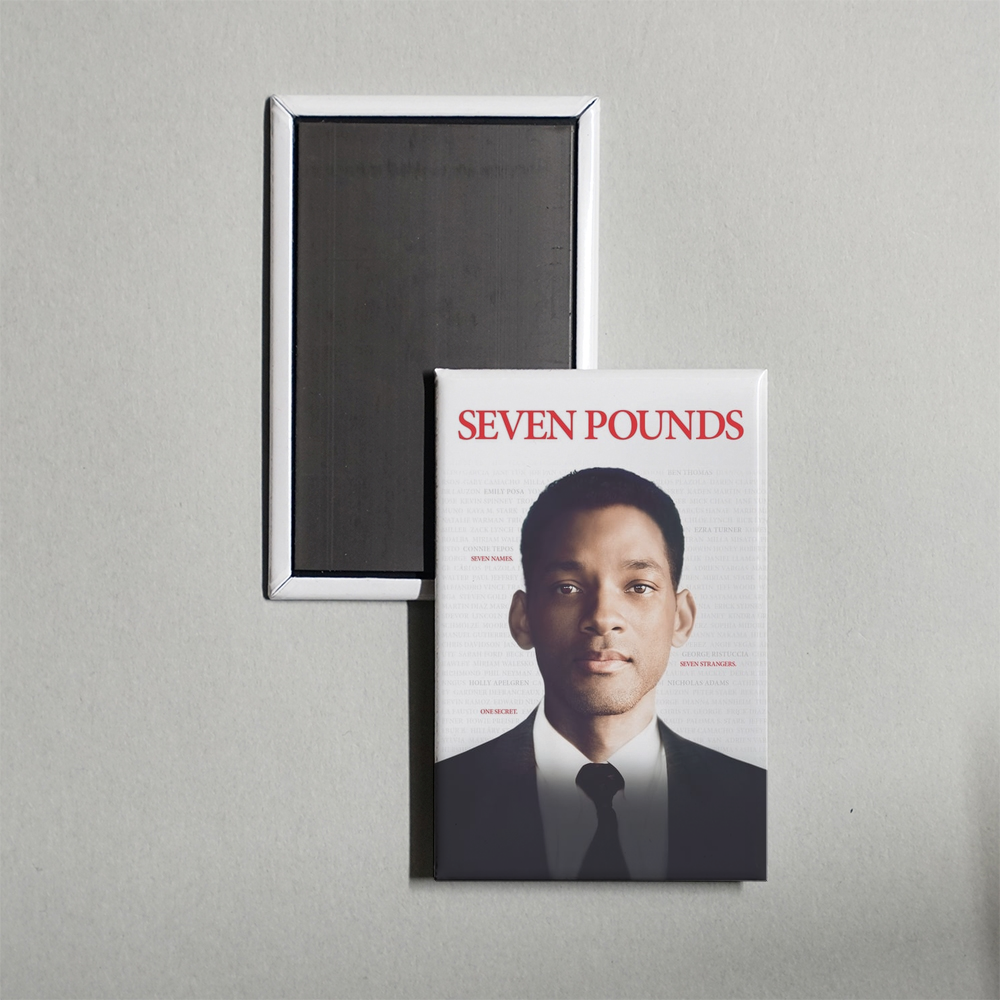 Seven Pounds Mini Movie Fridge Magnet