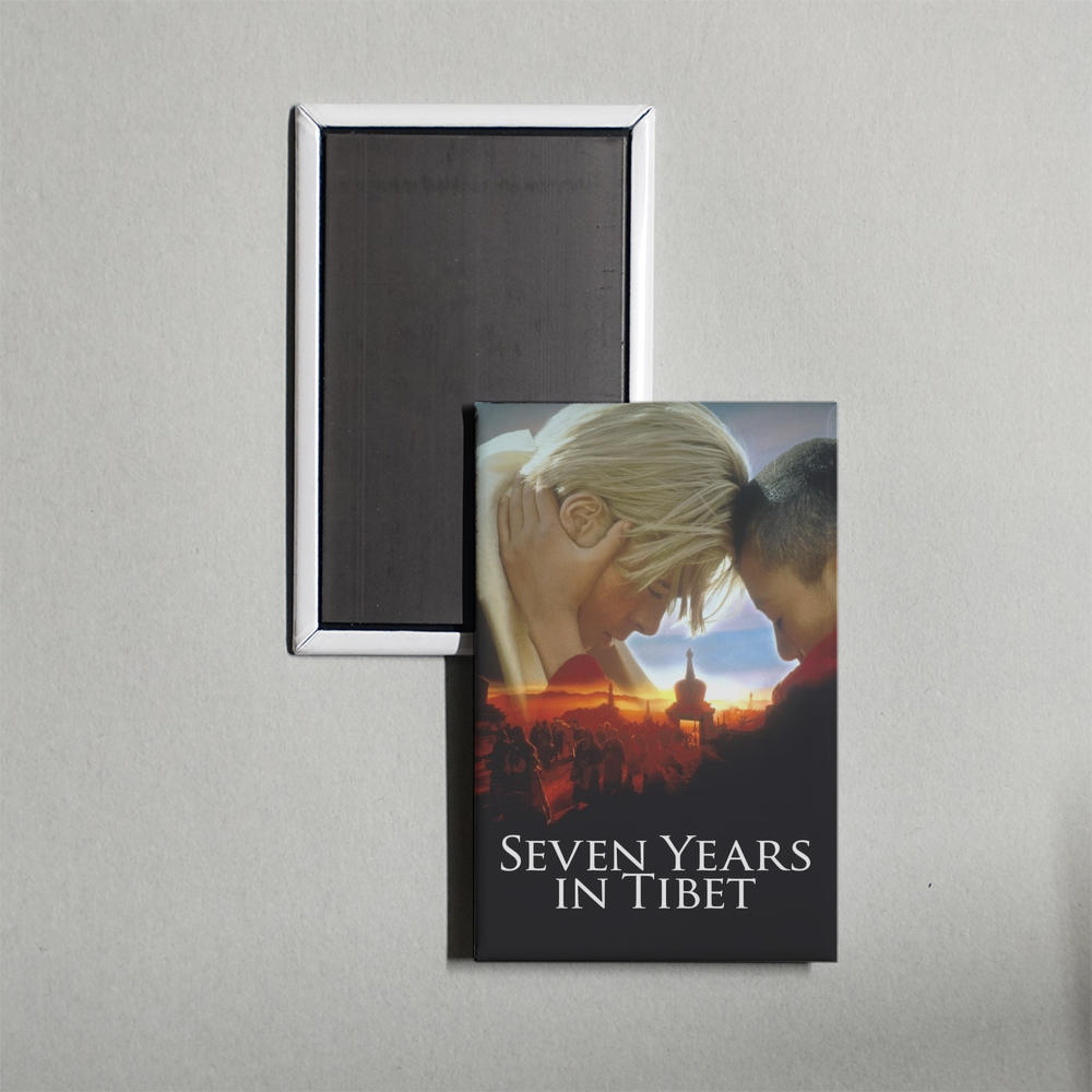 Seven Years in Tibet Mini Movie Fridge Magnet