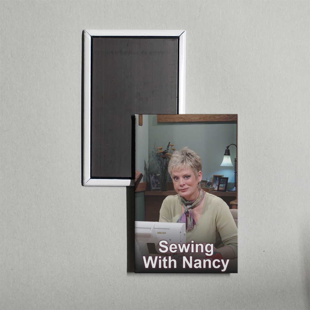 Sewing with Nancy TV Show Fridge Magnet