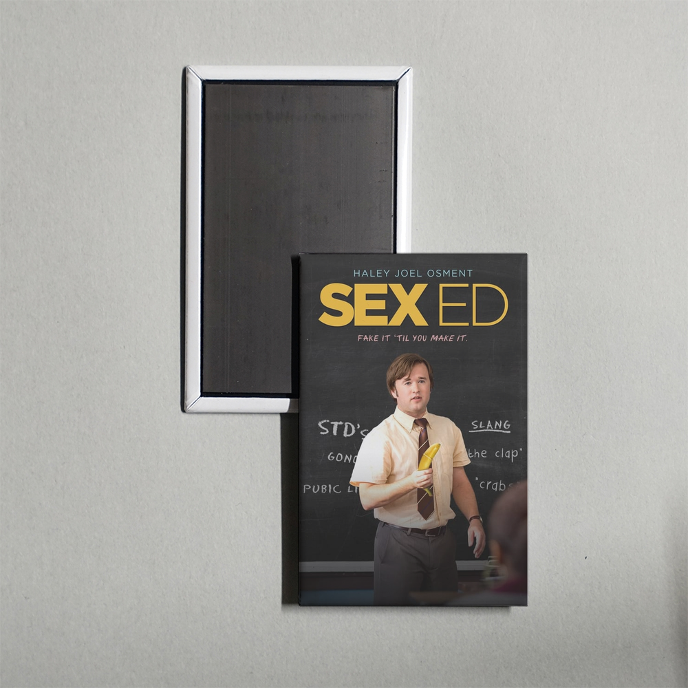 Sex Ed Mini Movie Fridge Magnet