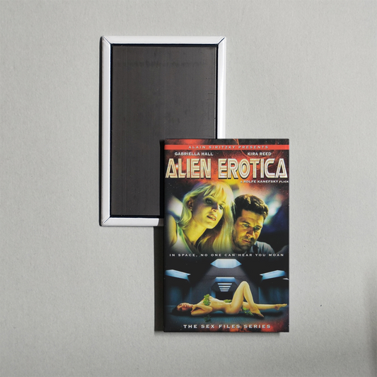 Sex Files Alien Erotica Mini Movie Fridge Magnet