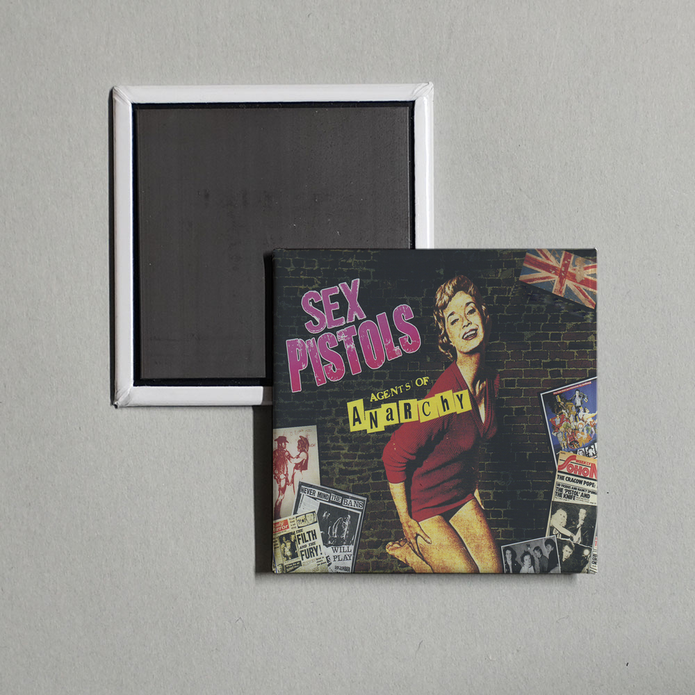 Sex Pistols - Agents of Anarchy Album Cover Fridge Magnet