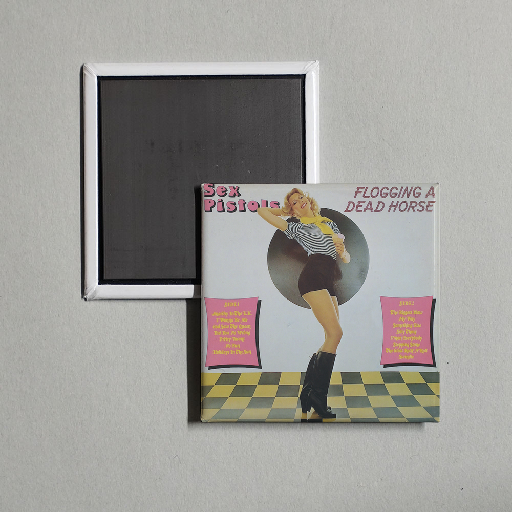 Sex Pistols - Flogging a Dead Horse Album Cover Fridge Magnet