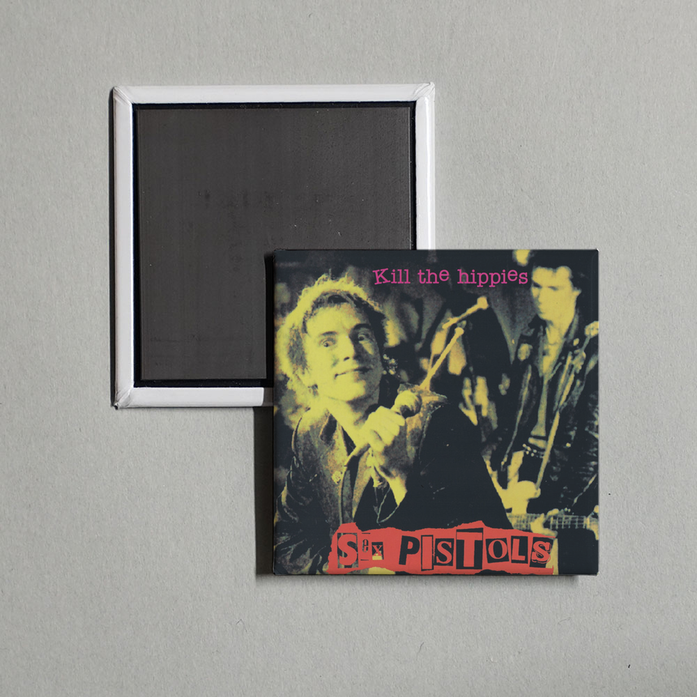 Sex Pistols - Kill the Hippies Album Cover Fridge Magnet