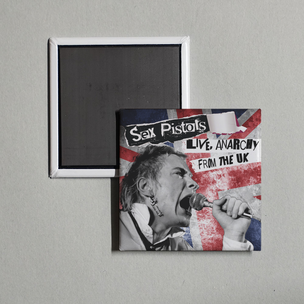 Sex Pistols - Live Anarchy from The UK Album Cover Fridge Magnet