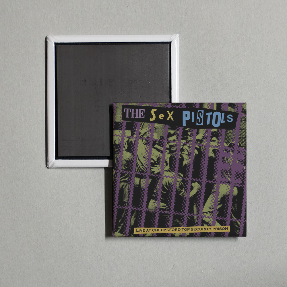 Sex Pistols - Live At Chelmsford Top Security Prison Album Cover Fridge Magnet
