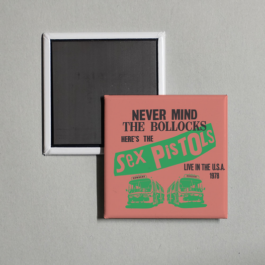 Sex Pistols - Live In The USA 1978 Album Cover Fridge Magnet
