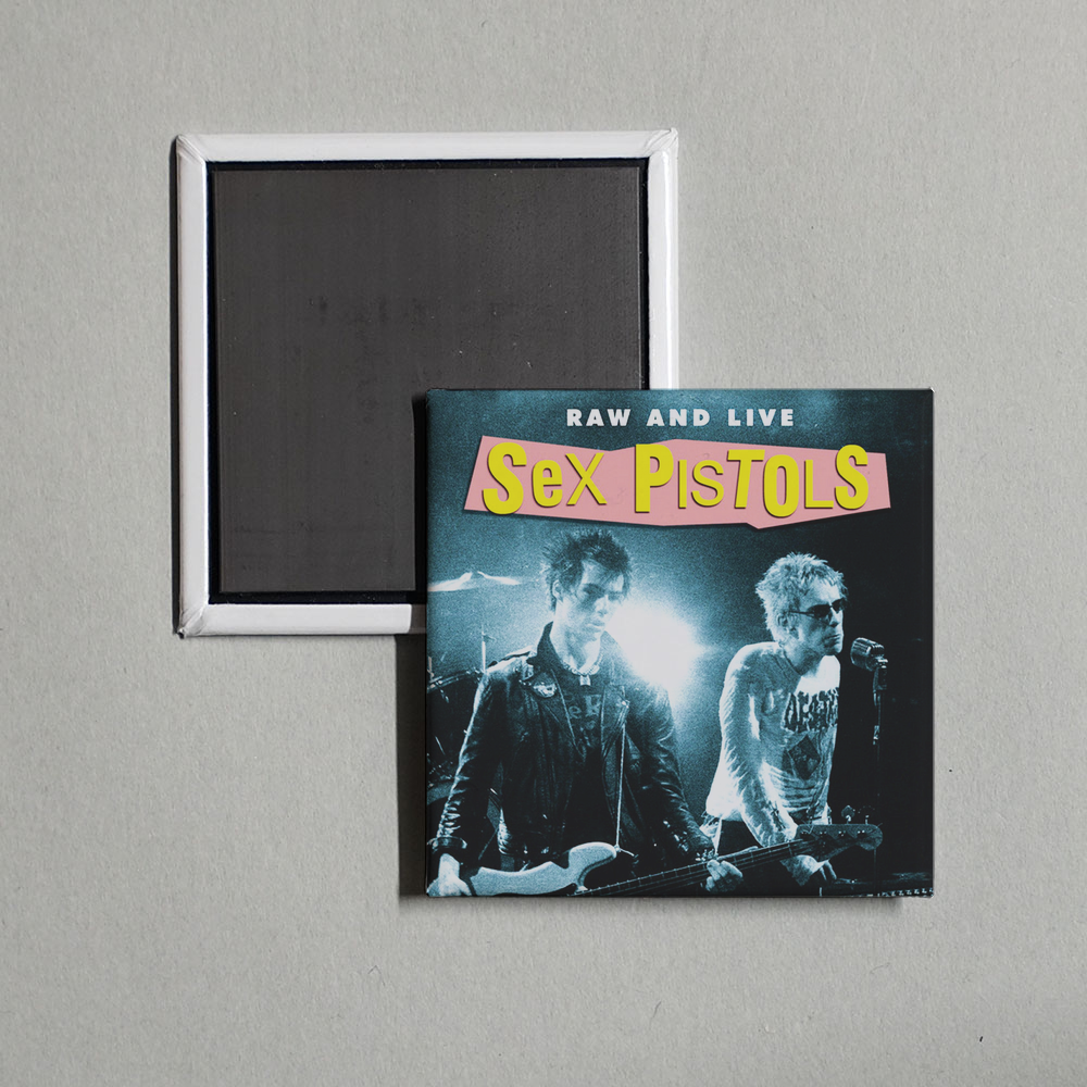 Sex Pistols - Raw And Live Album Cover Fridge Magnet