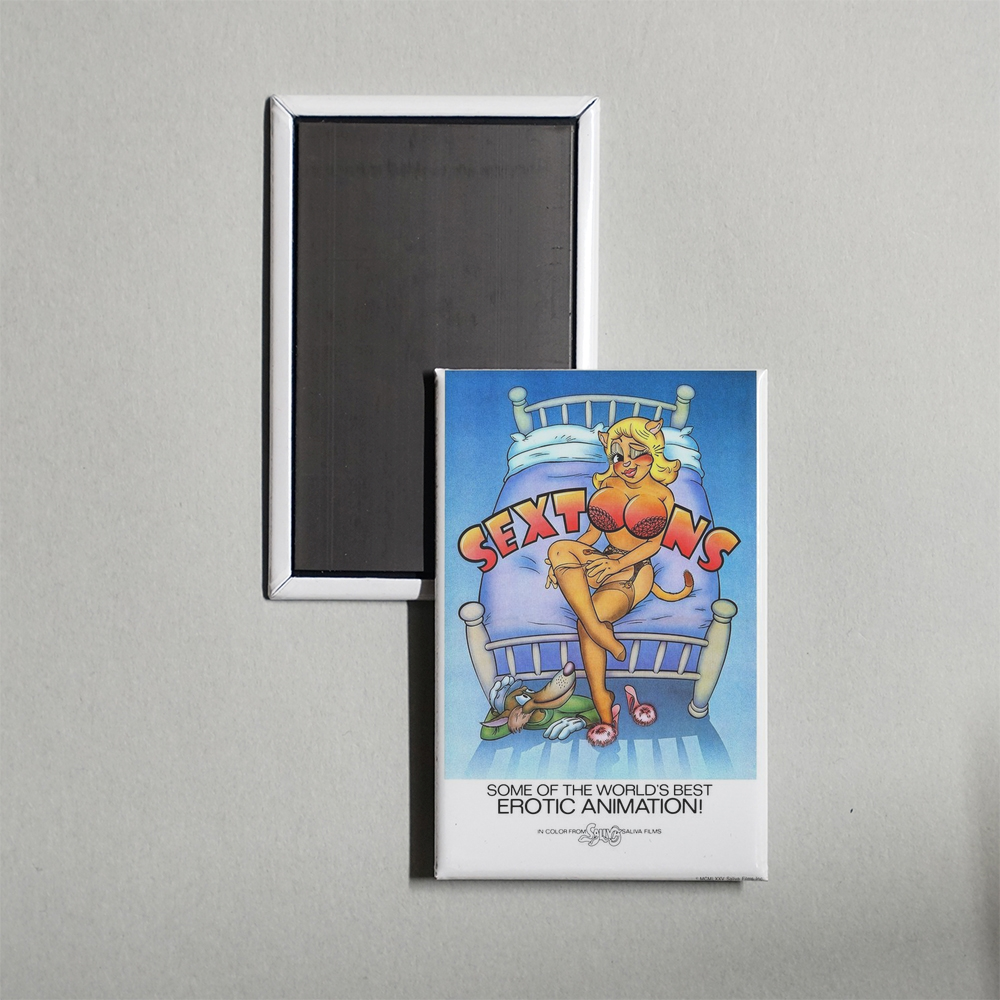 Sex Toons Mini Movie Fridge Magnet