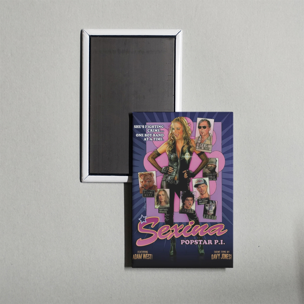 Sexina Popstar P.I. Mini Movie Fridge Magnet